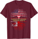 American Grown Tongan Roots America Tonga Tree Flag T-Shirt - T-Shirt | Maroon