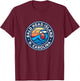 Bald Head Island North Carolina NC Vintage Nautical Waves De T-Shirt - T-Shirt | Maroon