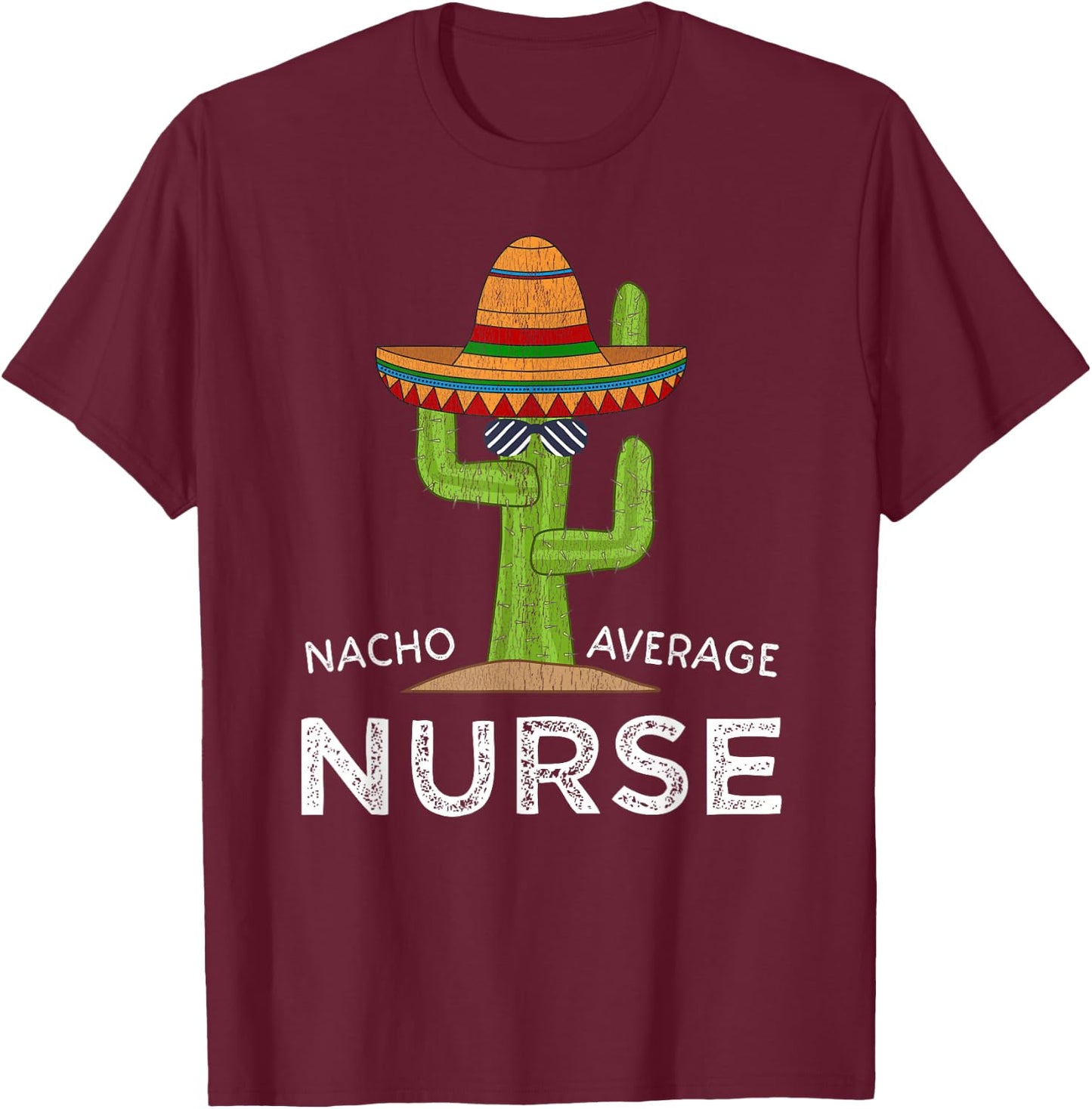 Fun Nursing Appreciation Humor | Funny Female & Male Nurse T-Shirt - T-Shirt | Maroon