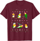 Ugly Christmas Caique Parrot Owner Holidays Birb memes T-Shirt - T-Shirt | Maroon