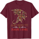 Easily Distracted By Dragons And Books Dragon T-Shirt - T-Shirt | Maroon