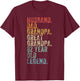 Husband Dad Grandpa Great Grandpa 82 Year Old Legend Funny T-Shirt - T-Shirt | Maroon