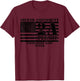 2nd Amendment - 2A Protected American Flag USA Patriot Gift T-Shirt - T-Shirt | Maroon