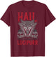 Hail Lucipurr Death Metal Cat Satan Men Women T-Shirt - T-Shirt | Maroon
