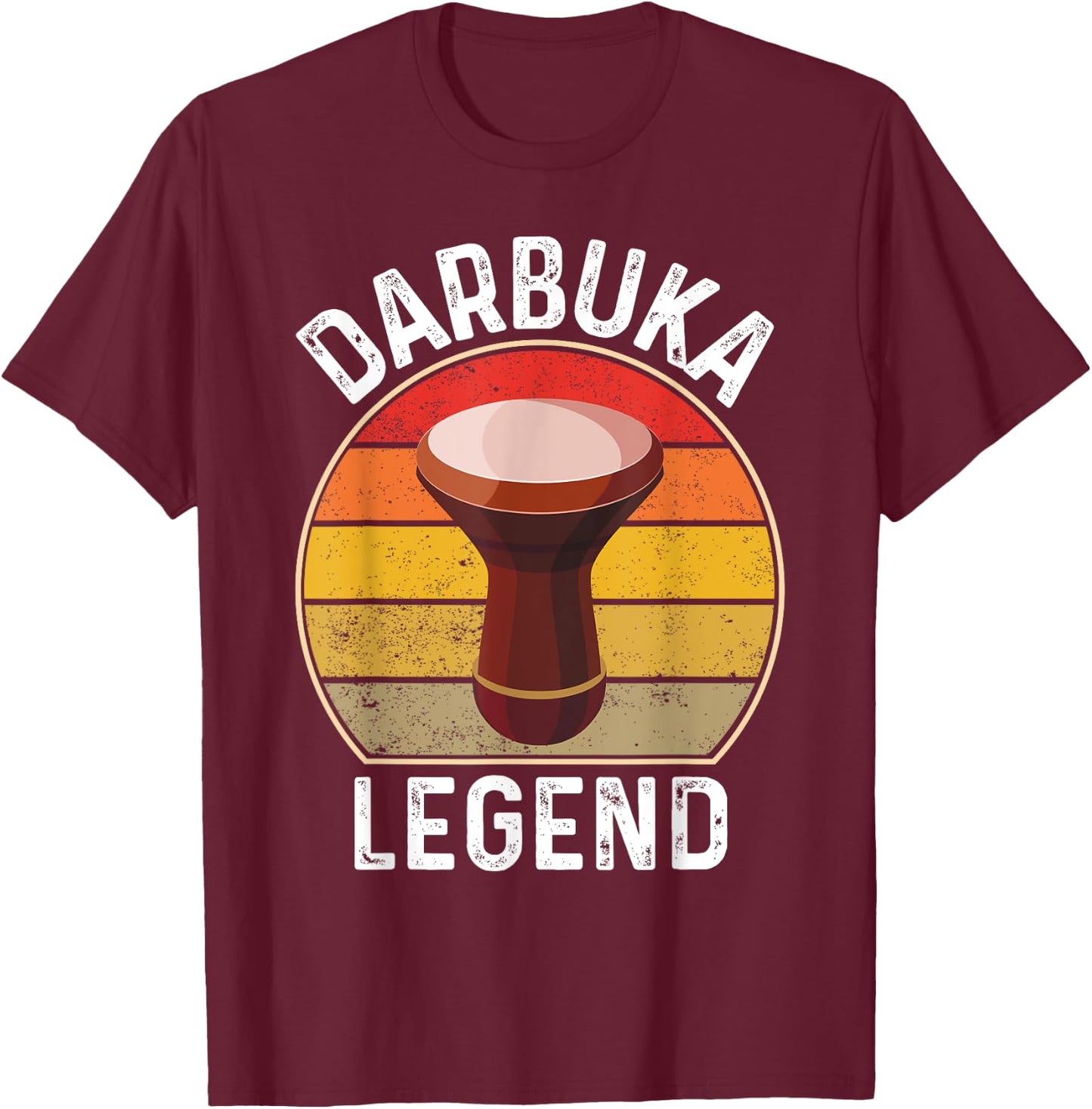 Darbuka Legend T-Shirt - T-Shirt | Maroon