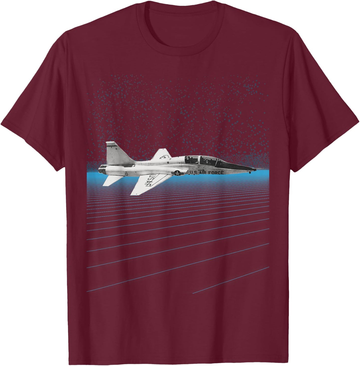 T-38 Talon Collectable Military T-Shirt - T-Shirt | Maroon