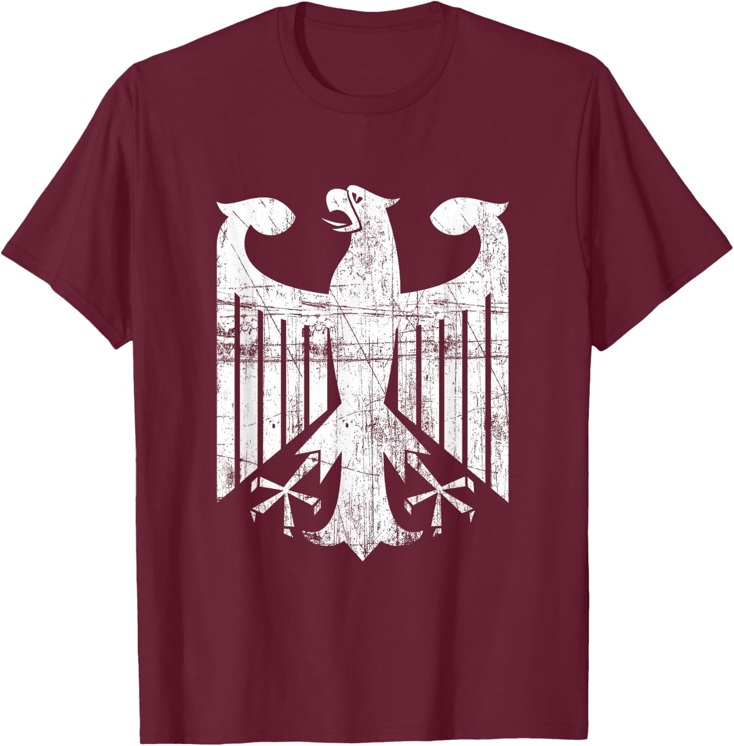 German Eagle German Coat of Arms Germany Symbol T-Shirt - T-Shirt | Maroon
