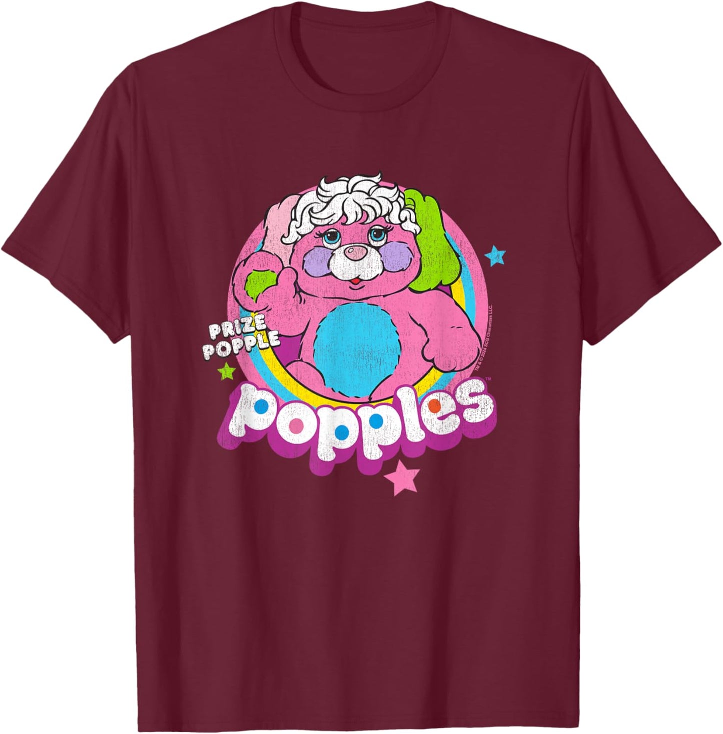 Popples Prize Popple T-Shirt - T-Shirt | Maroon