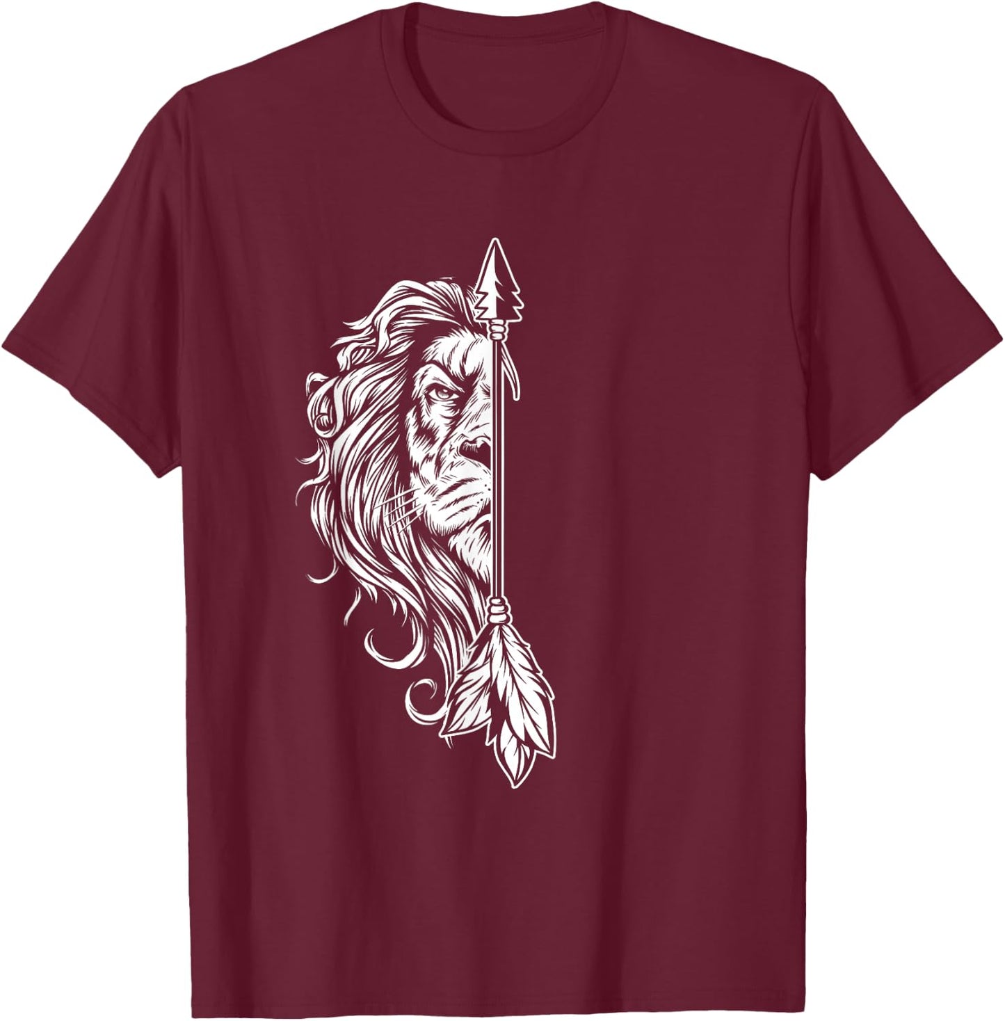 Lion King Husband Family Married Wedding Anniversary T-Shirt - T-Shirt | Maroon