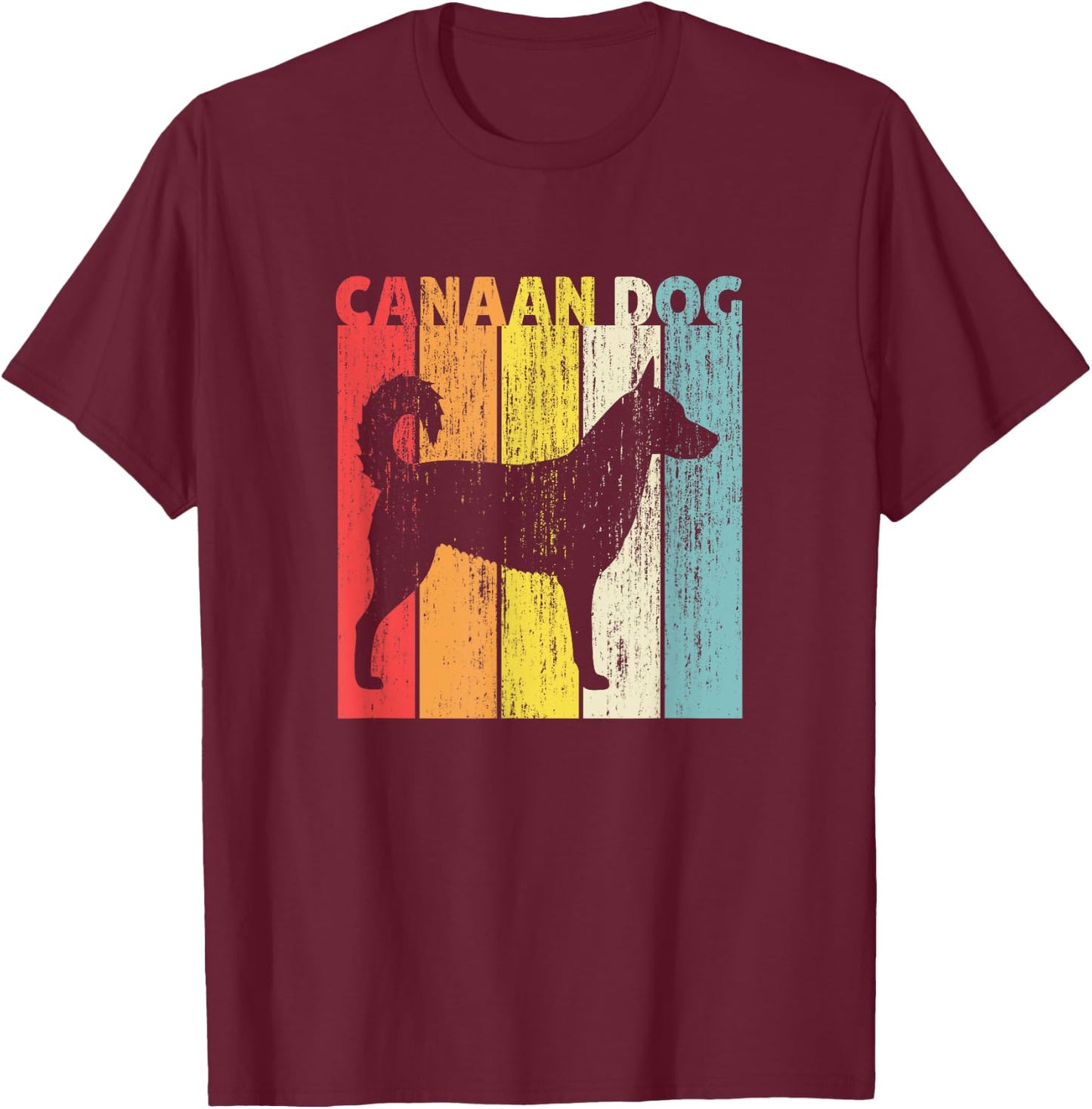 Canaan Dog T-Shirt - T-Shirt | Maroon