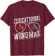Educational Wingman Assisting Teacher Teaching Assistant T-Shirt - T-Shirt | Maroon