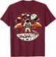 Funny Astronaut Spaceman Weightlifting Fitness Gym Workout T-Shirt - T-Shirt | Maroon