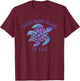 South Padre Island, TX Beach Design / Tribal Turtle Gift T-Shirt - T-Shirt | Maroon
