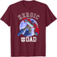 Transformers Father's Day Optimus Prime Heroic Dad Vintage T-Shirt - T-Shirt | Maroon