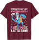 T Rex Dinosaur Unicorn Teachers Are Like Unicornasaurus Rex T-Shirt - T-Shirt | Maroon