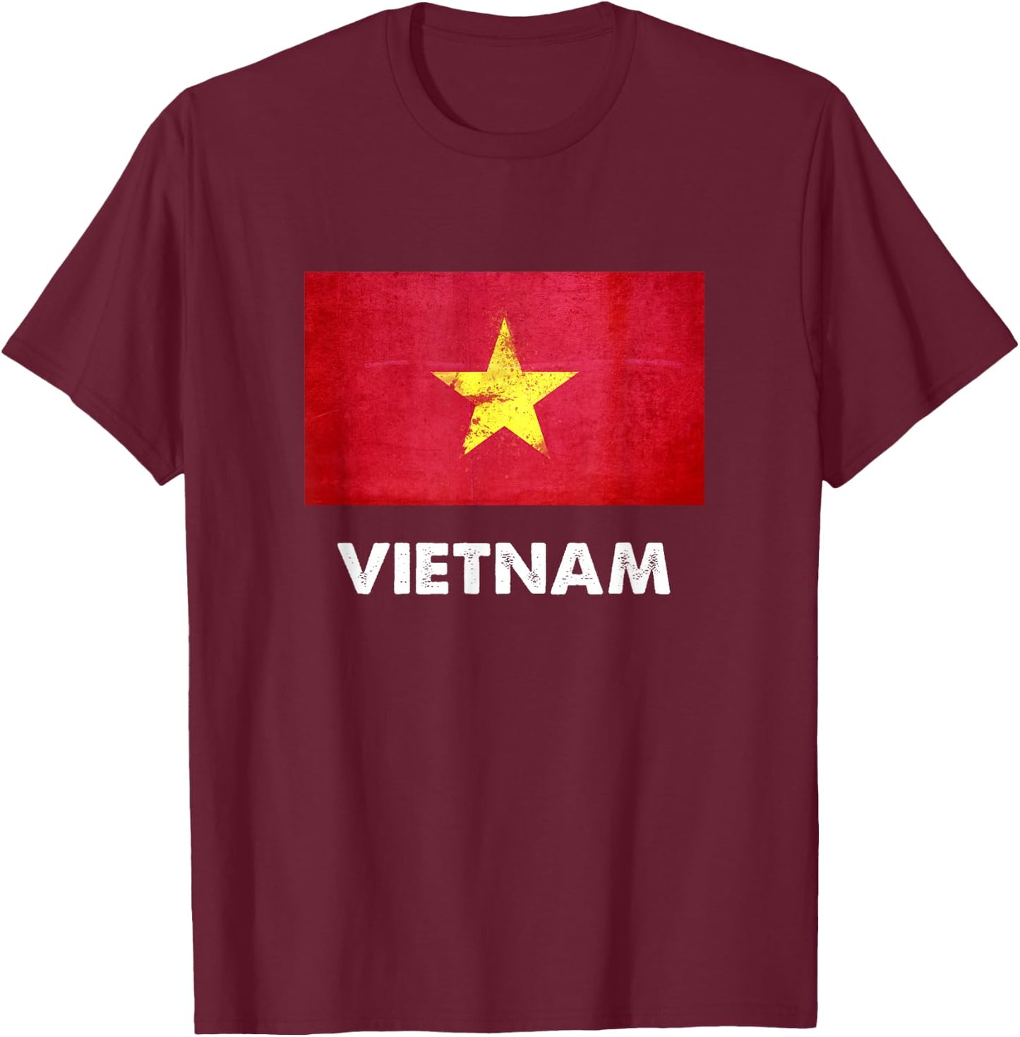 Vietnam Flag Shirt | Vietnamese T-Shirt - T-Shirt | Maroon