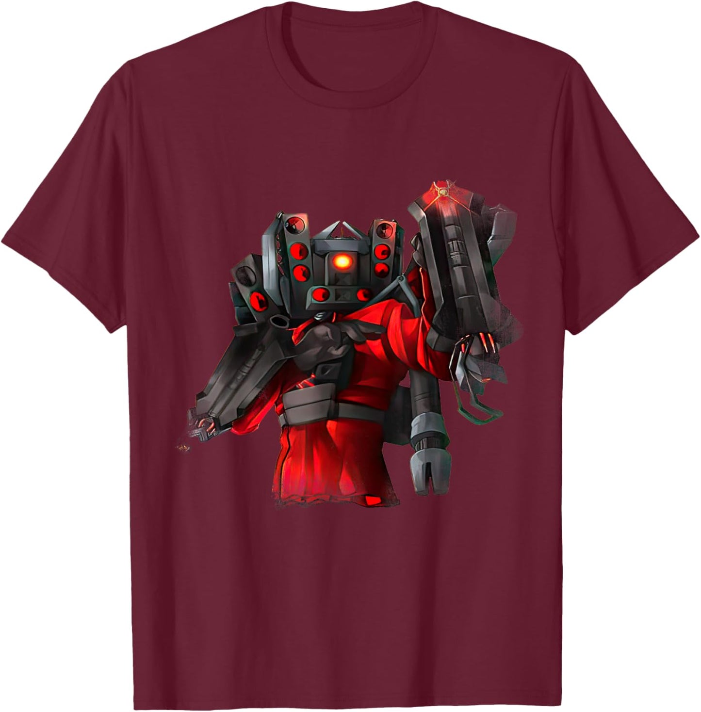 I'm The Birthday Boy Skibidi Toilet Speakerman Cameraman T-Shirt - T-Shirt | Maroon