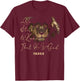 Christian Men Women Scripture Be Still & Know That I Am God T-Shirt - T-Shirt | Maroon