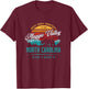 Maggie Valley North Carolina USA Retro Great Smoky Mountains T-Shirt - T-Shirt | Maroon