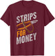 Powerline Electrical Father’s Day Electricians Gift Small T-Shirt - T-Shirt | Maroon