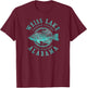 JCombs: Weiss Lake, Alabama, Crappie Fishing T-Shirt - T-Shirt | Maroon