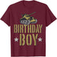 Army Party Birthday Boy Shirt Military Tank Boys Camo T-Shirt - T-Shirt | Maroon