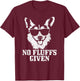 Corgi No Fluffs Given Funny Dog Corgi T-Shirt - T-Shirt | Maroon