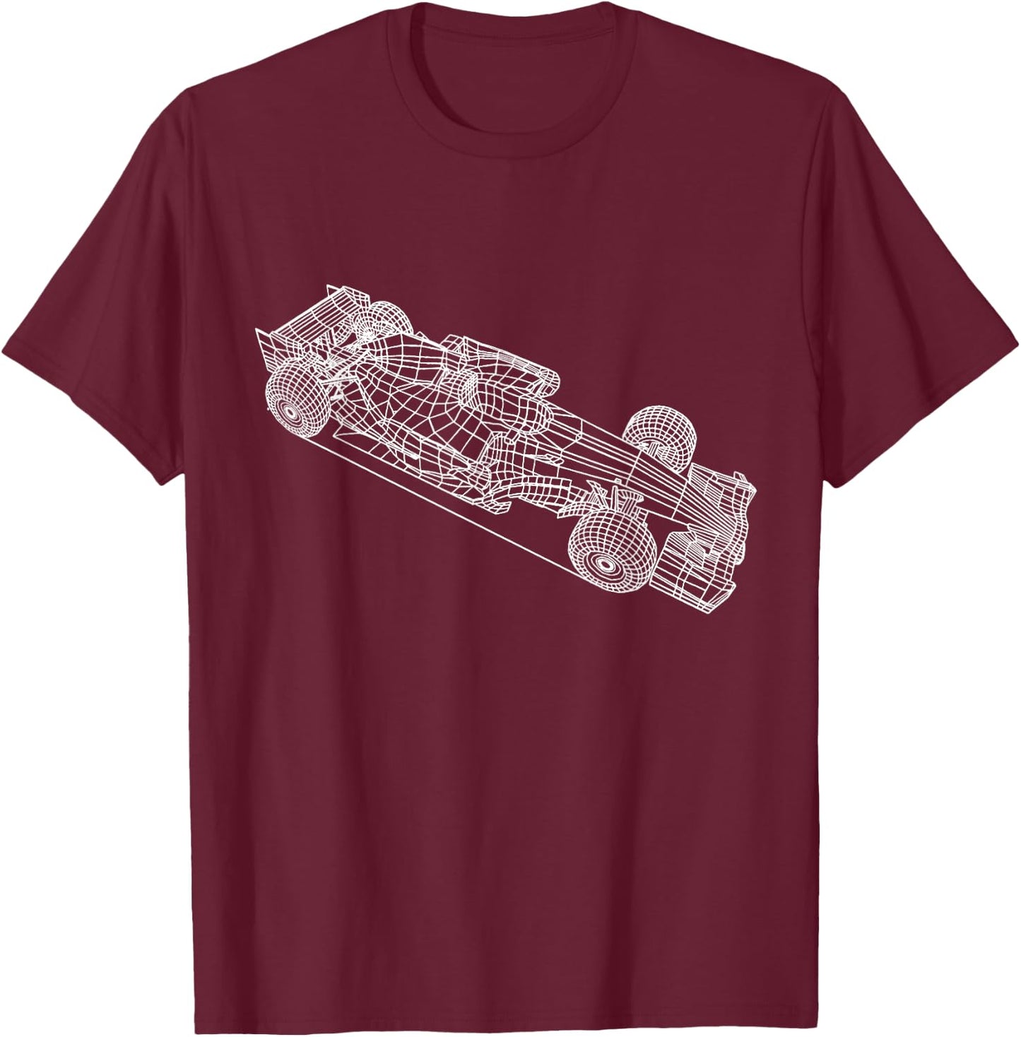 Racing Car Racing Car Motorsport Car Racing T-Shirt - T-Shirt | Maroon