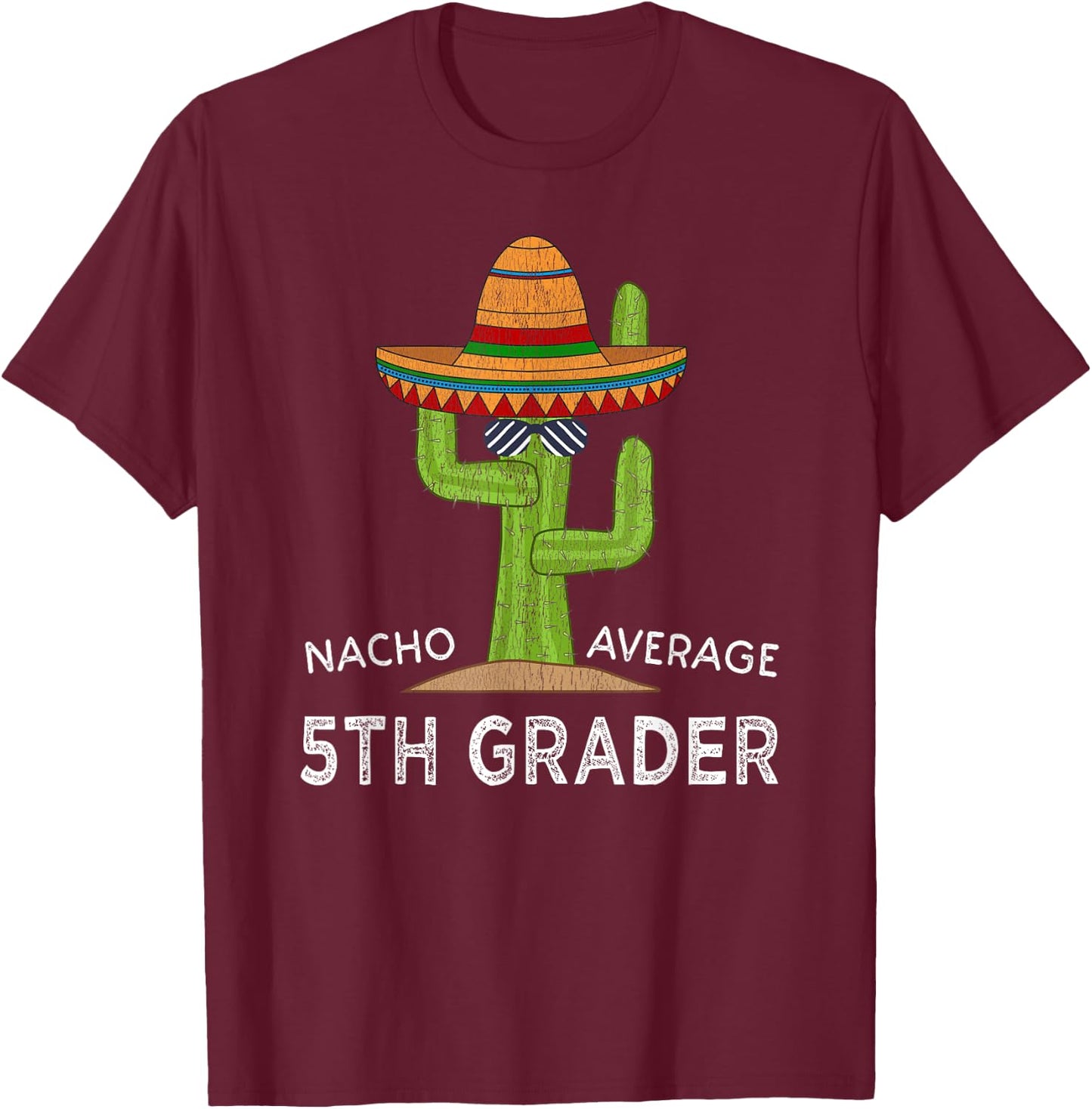 Fun Fifth Grader Back To School | Funny 5th Grade Student T-Shirt - T-Shirt | Maroon