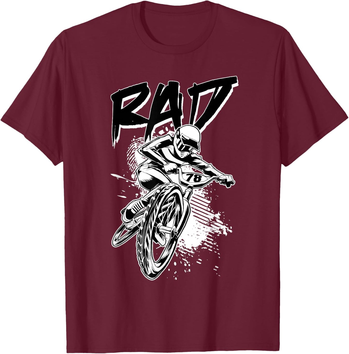 Rad BMX T-Shirt - T-Shirt | Maroon