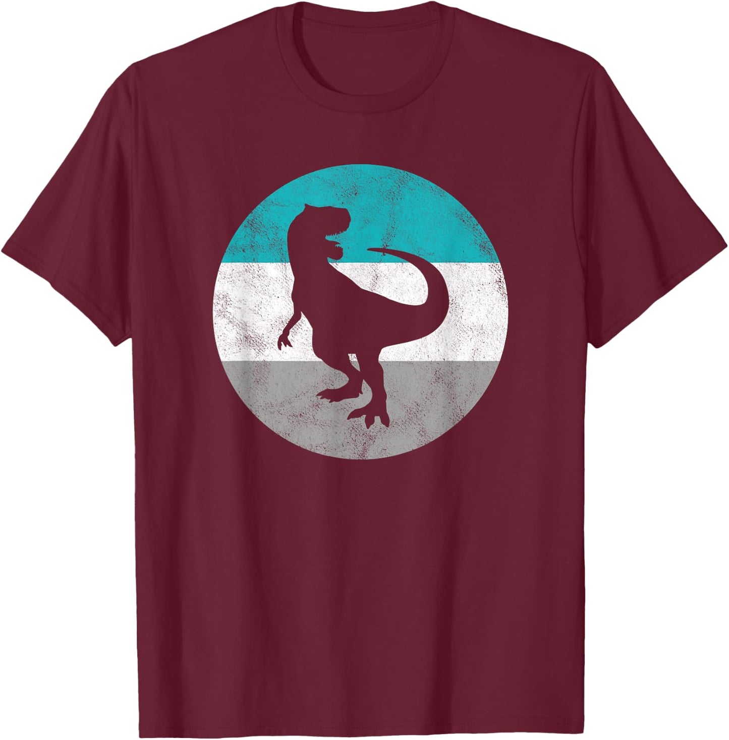 Allosaurus Retro Dinosaur Gift or Boys T-Shirt - T-Shirt | Maroon