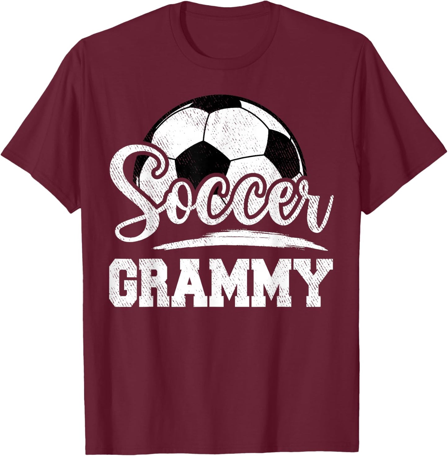 Soccer Grammy Soccer Player Game Day Mother's Day T-Shirt - T-Shirt | Maroon