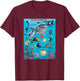 Disney Pixar Finding Nemo The Great Barrier Reef Group Shot T-Shirt - T-Shirt | Maroon