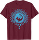 Hammerhead Shark Tribal T-Shirt - T-Shirt | Maroon