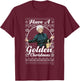 The Golden Girls Iconic Sophia Have A Golden Christmas Logo T-Shirt - T-Shirt | Maroon