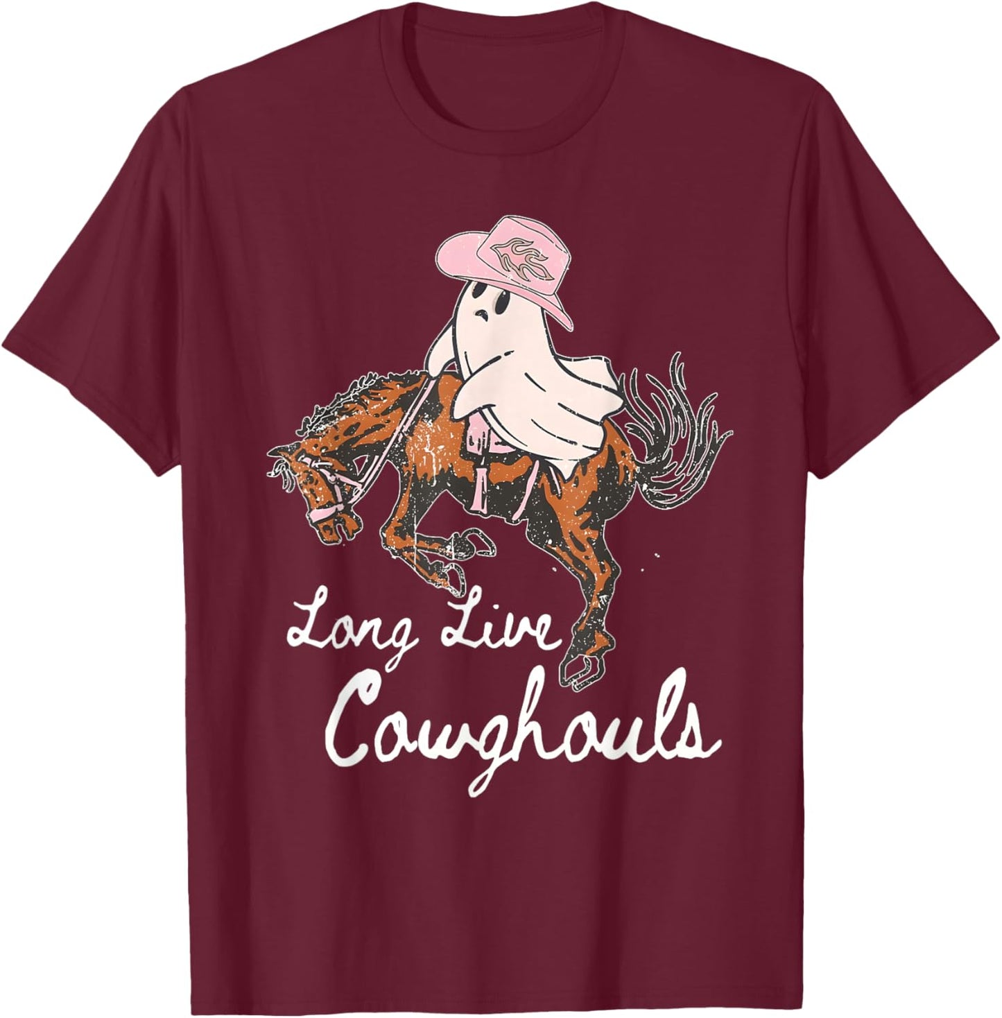 Long Live Cowghouls T-Shirt - T-Shirt | Maroon