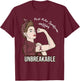 Post-Polio Syndrome Awareness Warrior Support Fight T-Shirt - T-Shirt | Maroon