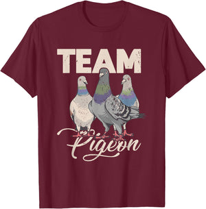 Team Pigeon T-Shirt - T-Shirt | Maroon