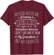 My Grandkids Are My Favorite Funny Grandmother Gifts Grandma T-Shirt - T-Shirt | Maroon