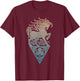 Great Love Horses VIKING CELTIC odins horse T-Shirt - T-Shirt | Maroon