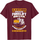 Get Out Of My Way Funny Forklift Driver Forklift Operator T-Shirt - T-Shirt | Maroon