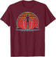 Jump Rope Skipping Retro 80s Style T-Shirt - T-Shirt | Maroon