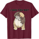Funny I Shihtzu Not Gift Women Cool Dog Eye Glasses T-Shirt - T-Shirt | Maroon