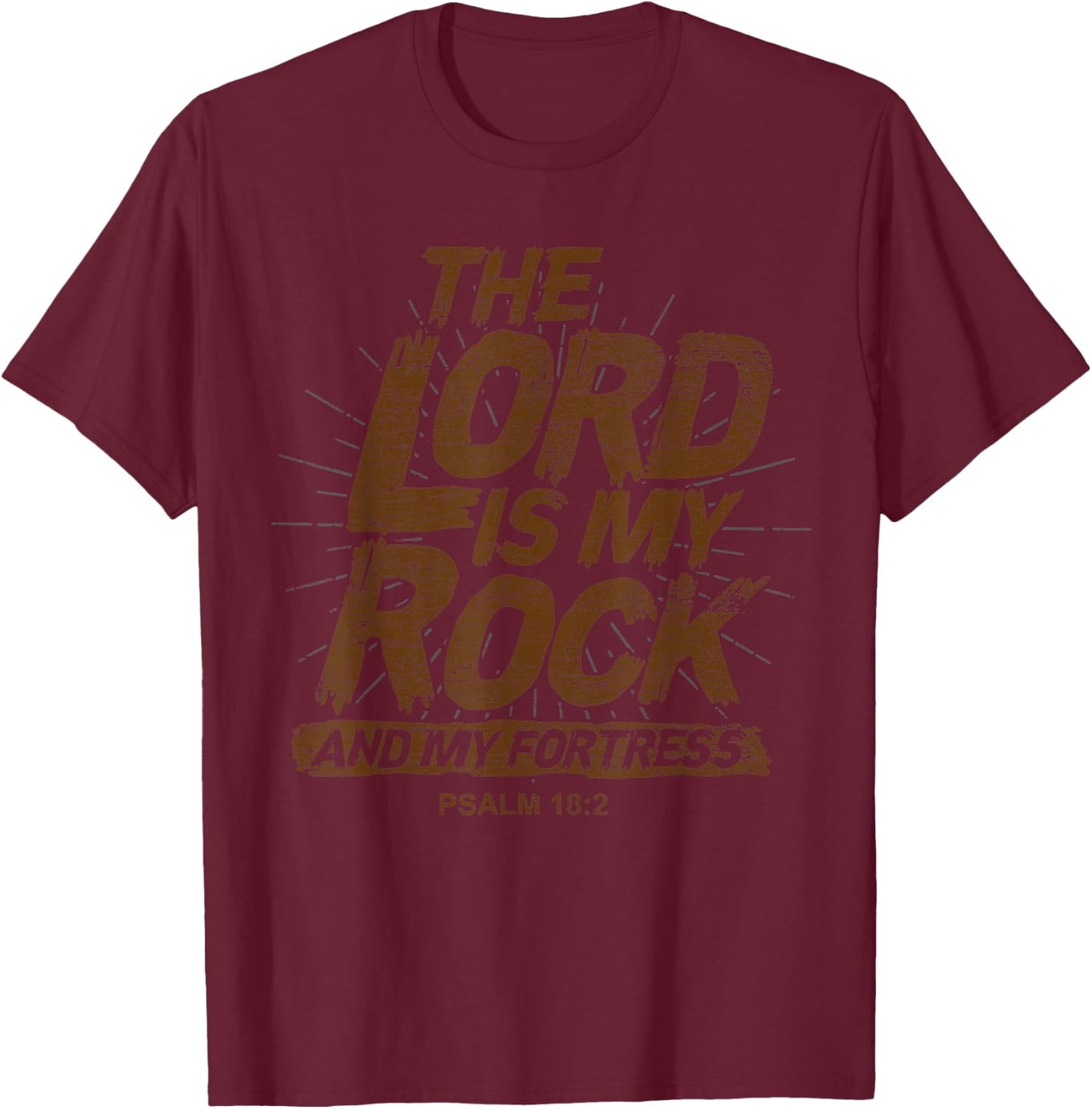 Christian Faith Gift Religious Bible Verse Prayer T-Shirt - T-Shirt | Maroon