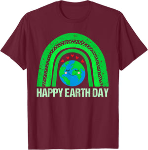 Happy Earth Day 2023 Shirts Cute Earth Lover Kids Toddler T-Shirt - T-Shirt | Maroon