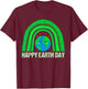 Happy Earth Day 2023 Shirts Cute Earth Lover Kids Toddler T-Shirt - T-Shirt | Maroon