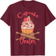 Cupcake Dealer - Funny Cupcake Baker Pastry Baking Giftidea T-Shirt - T-Shirt | Maroon