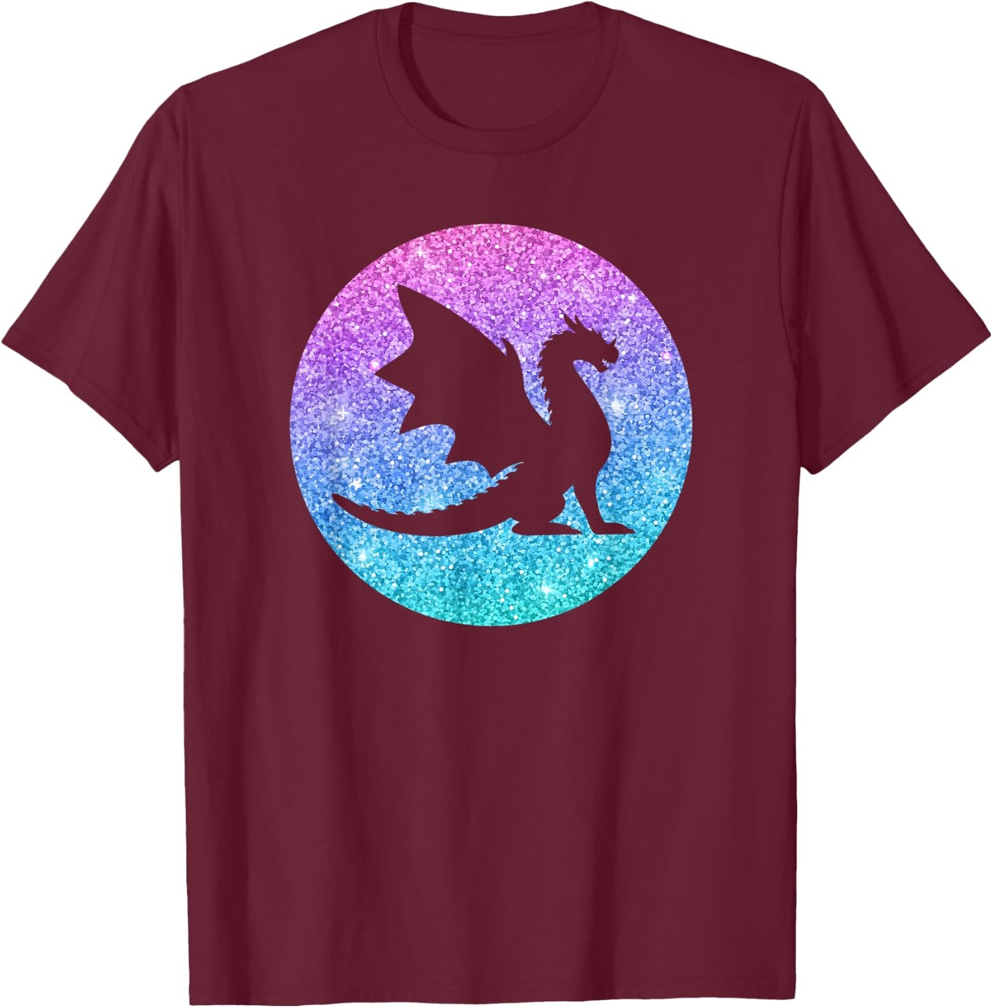 Trendy Dragon Gift Girls Teens And Women T-Shirt - T-Shirt | Maroon