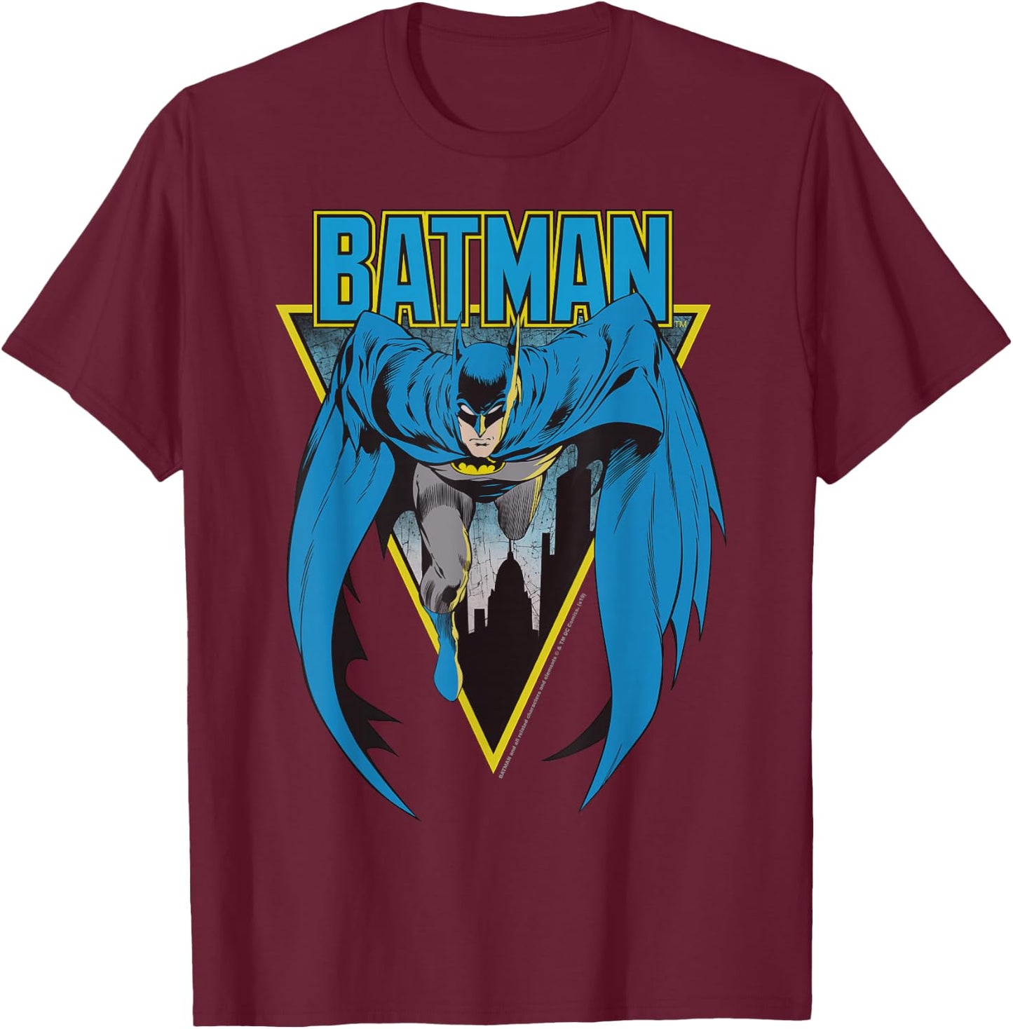 DC Comics Batman Bat Strike T-Shirt - T-Shirt | Maroon