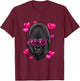 Valentines Day Gorilla Shirt Ape Primate Animal Monkey Lover T-Shirt - T-Shirt | Maroon